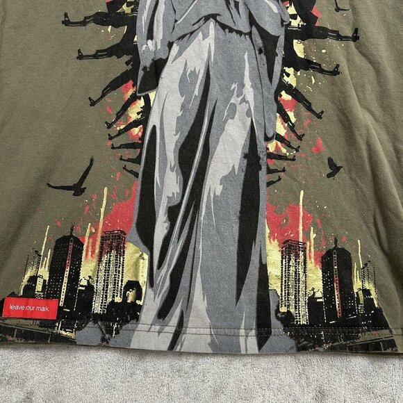 Kallusive Shirt Mens M Guardian Angel Double Sided Tee Hip Hop Streetwear Y2K - Picture 6 of 14